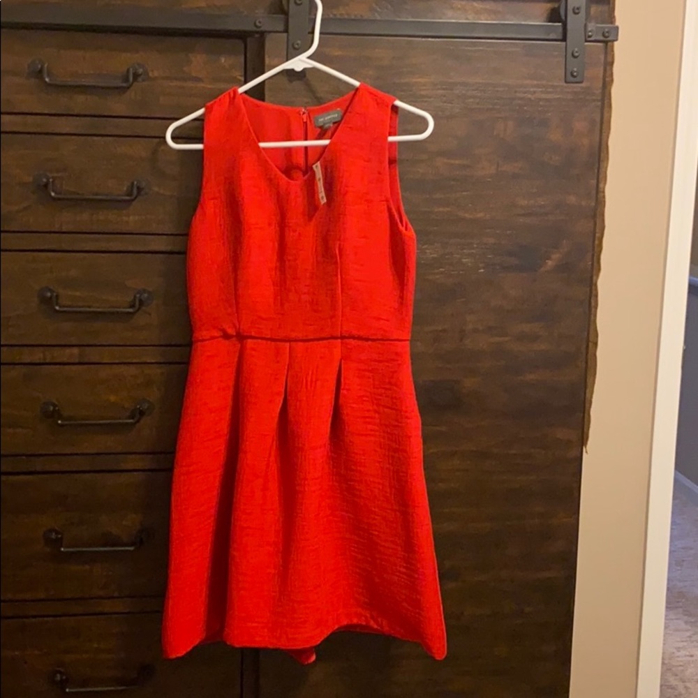 The Limited little red dress, textured, size 2
